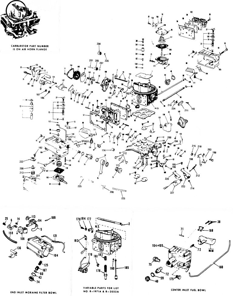 HOLLY MODEL 3160 * 4160 Exploded View