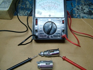 Meter and lighter assembly