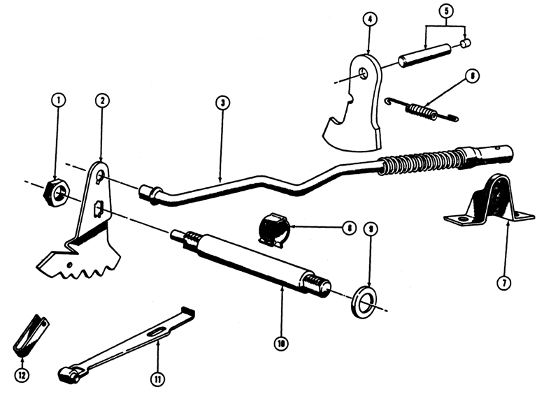 1969-72 Pontiac Turbo-Hydramatic Transmission (M-38) Exploded View