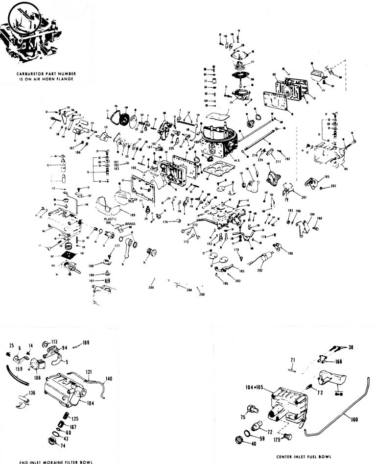 HOLLY MODEL 4150 Exploded View