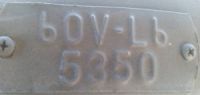 1960 Studebaker Body Plate