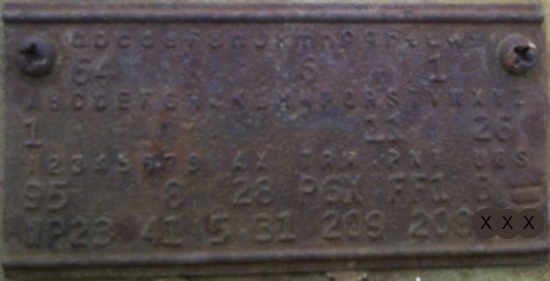68 dodge body plate