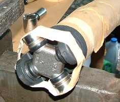 U-joint installed