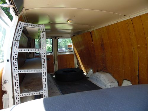 1991 Ford Van Pre Conversion Cargo Area Left Side