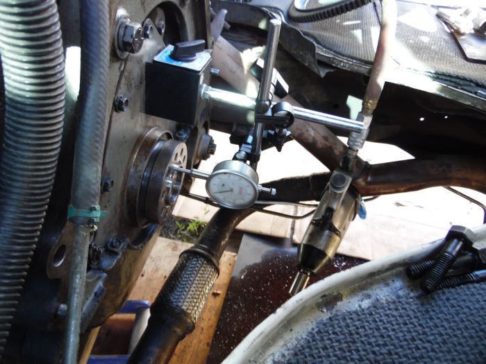 Crank run-out check