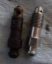 Damaged bleeder screw
