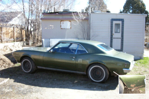 68 Firebird Pre Restoration