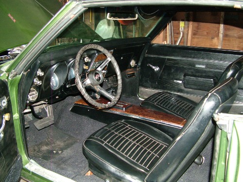 68 Firebird interior Restored