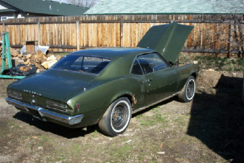 68 Firebird Pre Restoration
