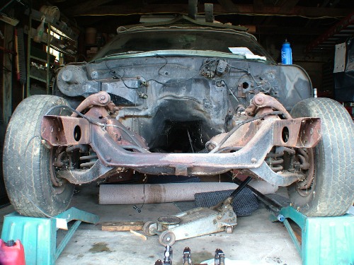 68 Firebird front pre restoration