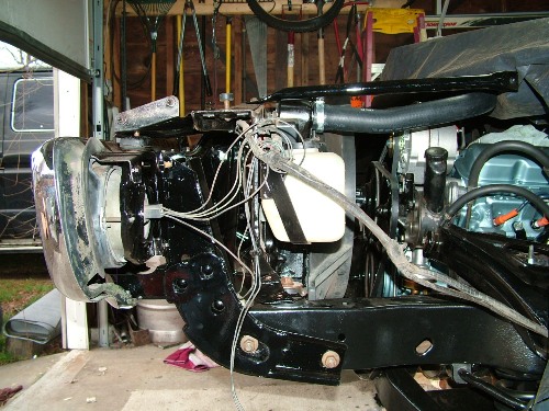 68 Firebird restored bumper and frame
