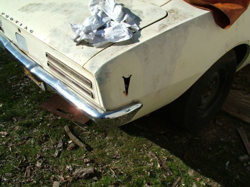 1968 Yellow Firebird RH Rear
