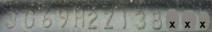 1972 Oldsmobile VIN Plate
