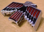 67 Firebird Gas Filler Door Emblem with finger lift