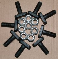 67-69 Axle mono leaf spring bolts
