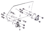68-69 Firebird  Door Window Mounting Kit