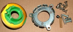 69 Firebird Woodgrain Steering Wheel Horn Contact Kit (W/O Tilt)