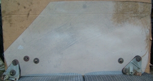 68-69 Firebird Door Window Assy RH w/Bird Stencil