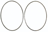 67-68 Firebird Instrument Carrier Mylar Trim Rings