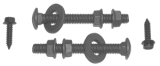 67-69 Firebird Gas Tank Strap Hardware Kit