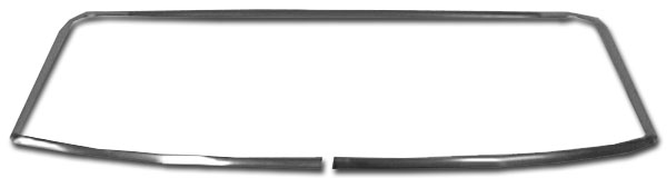 67-69 Firebird Rear Window Reveal Moldings