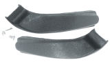 67-69 Firebird Seat Hinge Covers Black